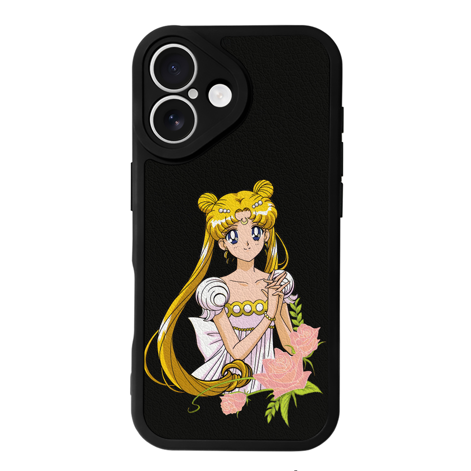 （画像用） 美少女戦士セーラームーン 愛野 美奈子 あいの みなこ Sailor Moon Aino Minako 【iPhone 16シリーズ対応】シリコンスマホケース（レザー調） 材質：シリコン